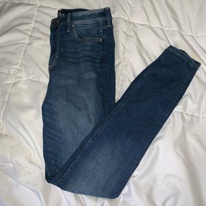 Hollister Dark Wash High Rise Super Skinny Jeans